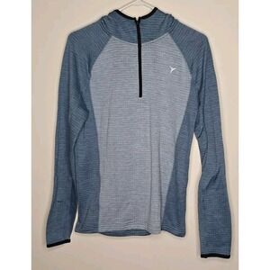 Old Navy Quarter Zip Hoodie Womens Fleece Long Raglan Sleeve Stand Up Collar Sm